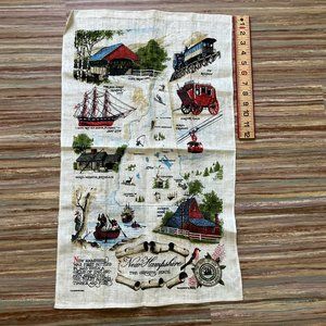 New Hampshire Landmarks Kitchen Towel Dish Cloth 16x27" RD Batchelder Kay-Dee